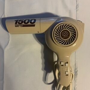 Vintage Beige Hair Dryer 1500 Watts